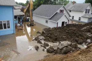 Flood damage Central Coast